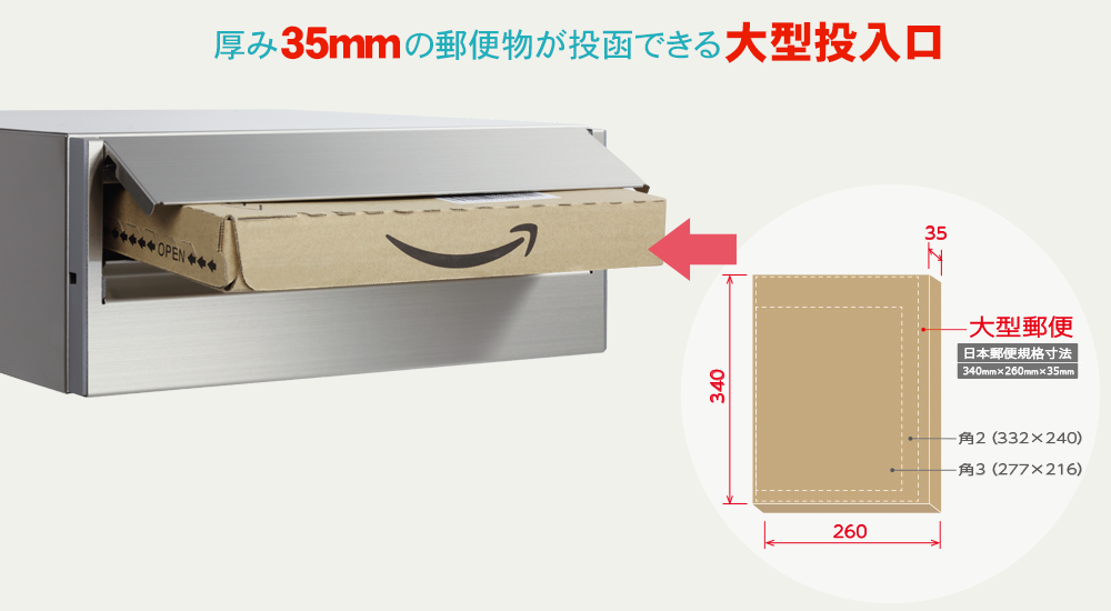 Mx 63f 大型郵便受け箱